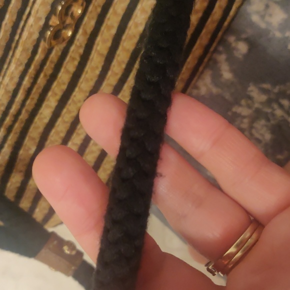 Eric Javits New YorkNautical Braid Squishee straw two tone Handbag - Picture 10 of 14